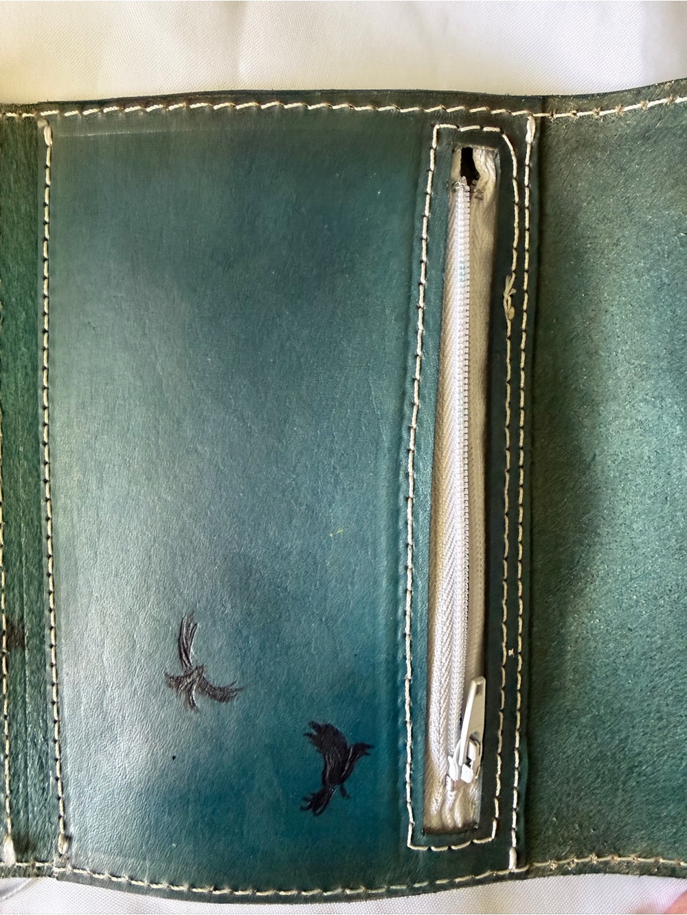 Unique one of a kind travelers notebook A6 or pocket size - Picture 7 of 13